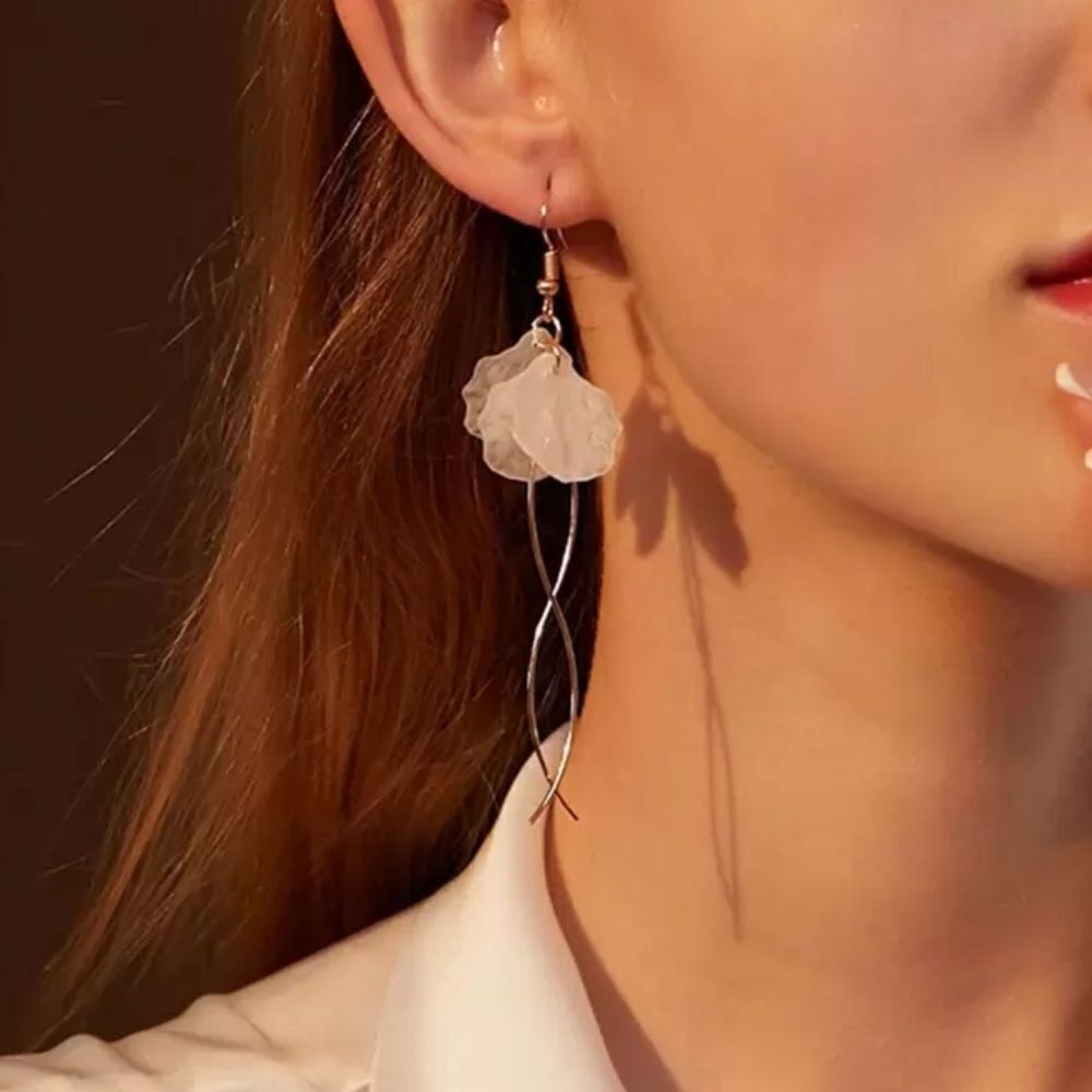 Flower drop Earrings #1619